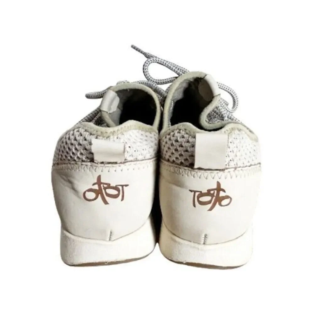 OTBT Knit Sneakers Marine Womens 7.5 Ivory Beige Black Comfort Shoes
